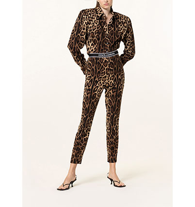 Allover Animal-Print Outfit