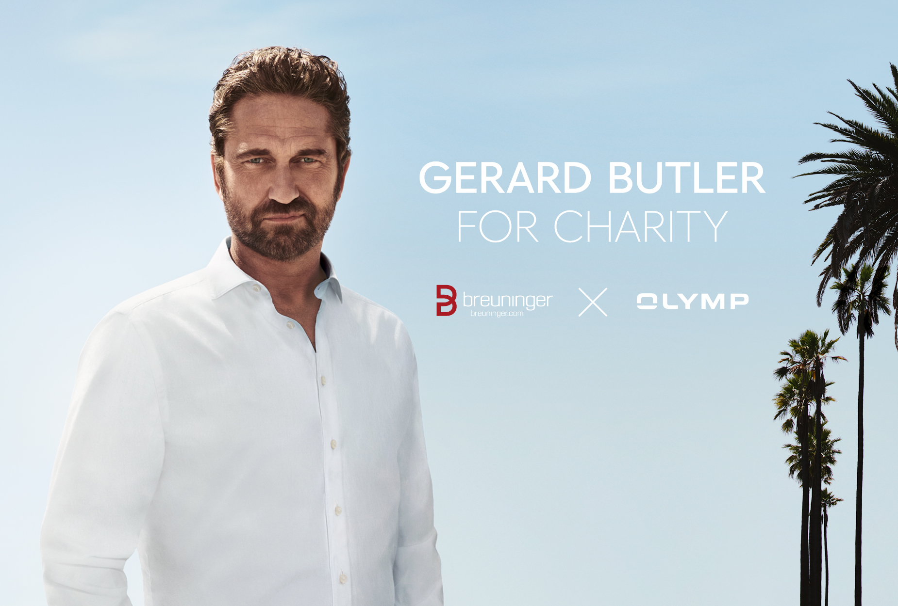 Gerard Butler im Charity-Edition-Hemd