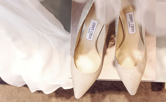 Schuhe, Clutch & Accessoires für die Hochzeit