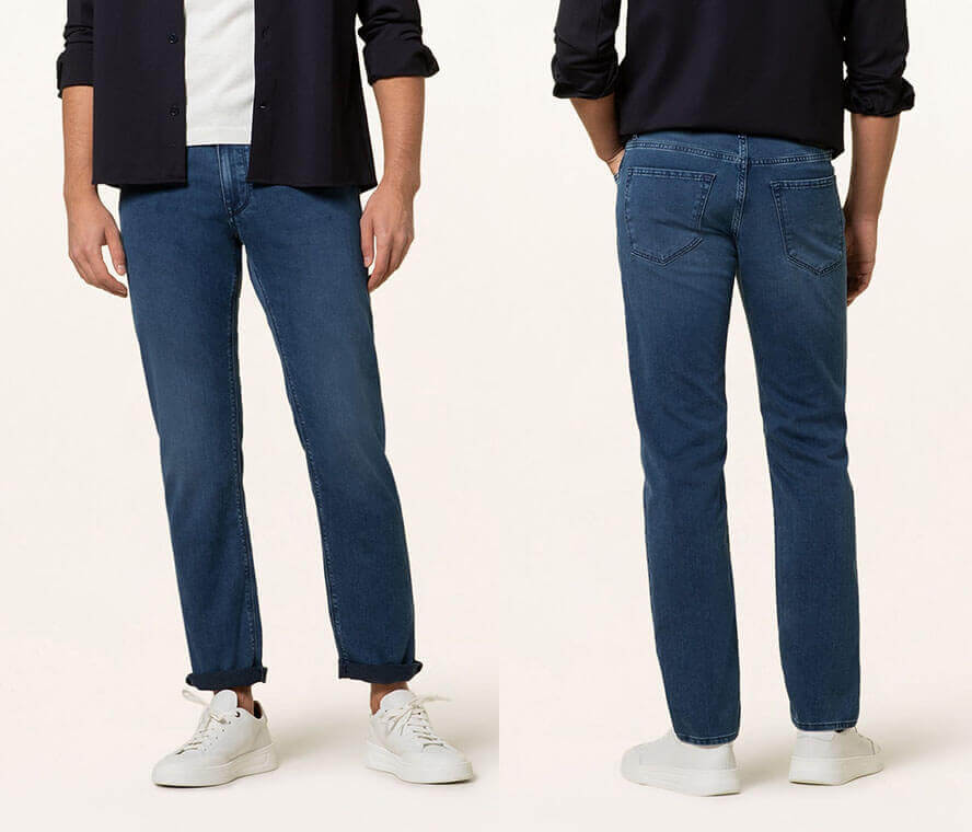 Herren Bekleidung Jeans Jeans mit Gerader Passform STEFAN COOKE Denim Jeans mit Nieten in Blau für Herren 